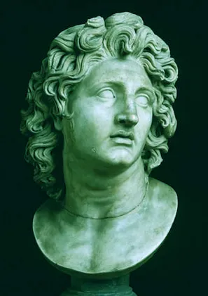 Alexander the Great Bust Statue