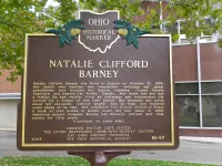 Natalie Clifford Barney Dayton, Ohio Historical Marker