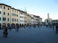 Piazza Marsilio Ficino in Figline Valdarno Tuscany