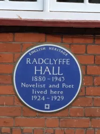 Radclyffe Hall Historical Marker Sign