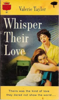 Valerie Taylor's Whisper Their Love Book Jacket