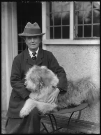 Ethel Mary Smyth With Her Dog