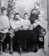Sergei Diaghilev on the Far Right With His Siblings and Parents