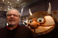 Maurice Sendak With One of His Characters (in Puppet Form) From Where the Wild Things Are