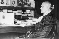 Susan B. Anthony at Her Desk in 1900