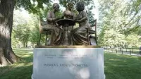 Women’s Rights Pioneers Monument of Sojourner Truth, Susan B. Anthony and Elizabeth Cady Stanton in Central Park