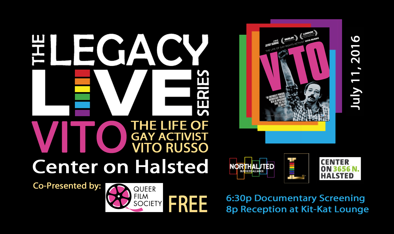 LEGACY LIVE Vito Russo Documentary Screening 2016