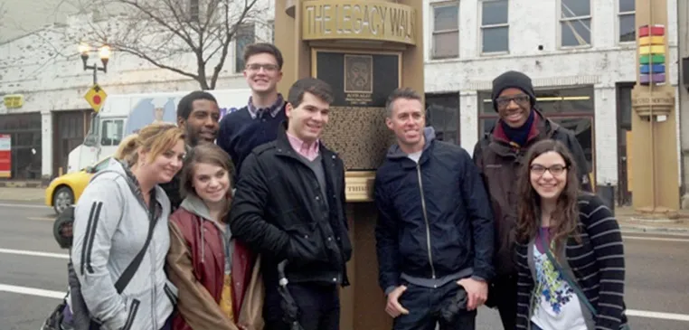 High School Students on a Legacy Tour