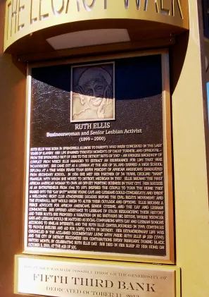 Ruth Ellis Bronze Memorial