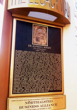Dr. Alfred Kinsey Bronze Memorial