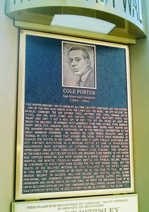 Cole Porter Bronze Memorial