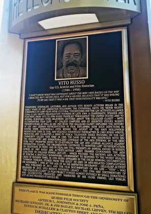 Vito Russo Bronze Memorial
