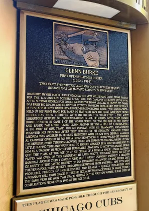 Glenn Burke Bronze Memorial