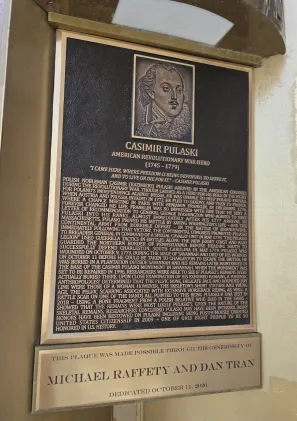 Casimir Pulaski Bronze Memorial