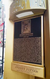 Leonard Bernstein Bronze Memorial