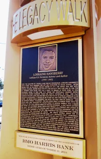 Lorraine Hansberry Bronze Memorial