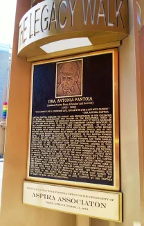 Dra. Antonia Pantoja Bronze Memorial