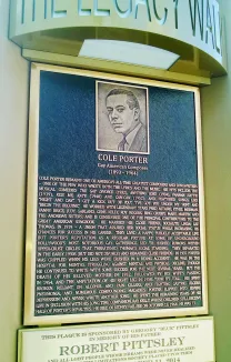 Cole Porter Bronze Memorial