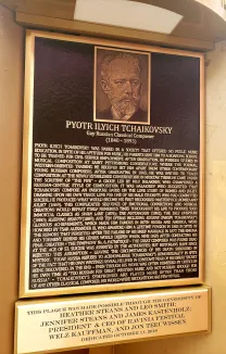 Pyotr Ilyich Tchaikovsky Bronze Memorial