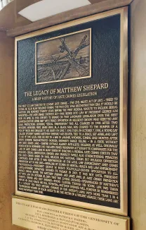 Bronze Memorial of Matthew Shepard