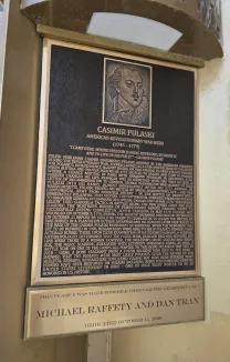 Casimir Pulaski Bronze Memorial