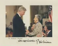 Antonia Pantoja with President Bill Clinton