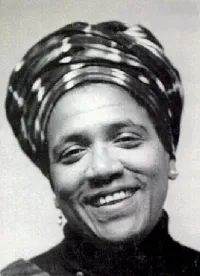 Audre Lorde with Headscarf 
