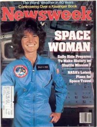 Dr. Sally Ride Newsweek Cover