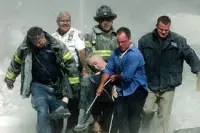 The Body of Fr. Mychal Judge Carried Out of the Trade Tower on 9-11 (a.k.a. "The Modern Pieta")