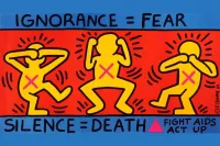 Keith-Haring Ignorance Fear Artwork