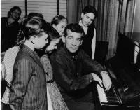 Leonard Bernstein with Young People at the Piano