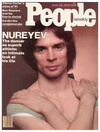 Rudolph Nureyev on the Cover of People Magazine in 1976