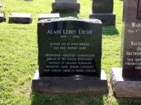 Alain Locke Tombstone at the Congressional Cemetery