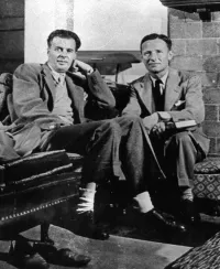 Aldous Huxley and Christopher Isherwood