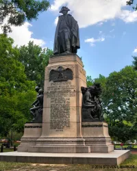 Baron Fredrick von Steuben Monument in Lafayette Park Across From the White House