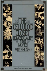 Vito Russo's The Celluloid Closet Book Jacket