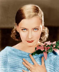 Greta Garbo in Color Circa 1928