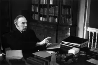 John Maynard Keynes at his Desk