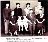 Three Year Old Kiyoshi Kuromiya Sitting with his Family in 1946