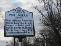 Rev. Pauli Murray State Historic Marker Sign