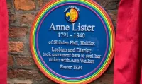 Anne Lister and Ann Walker Holy Trinity Church Wedding Plaque