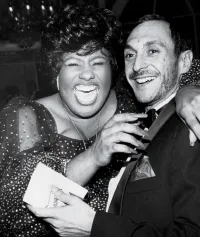 Dreamgirls' Jennifer Holliday and Michael Bennett at the Shows Opening Night After Party in 1981