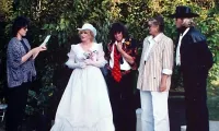 Dusty Springfield and Teda Bracci at Their 1983 Wedding in California