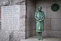 Eleanor Roosevelt Statue at the Franklin D. Roosevelt Memorial in Washington D.C.