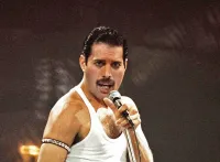 Freddie Mercury Performing at Live Aid