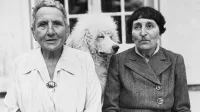 Gertrude Stein, Alice B. Toklas With Their Dog