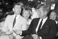 Gore Vidal with John F. Kennedy on the Campaign Trail