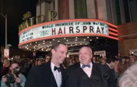 John Waters and Divine Out of Costume at the Hairspray World Premiere Screening