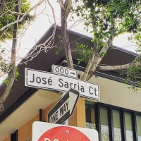 José Sarria Court Street Sign in San Francisco