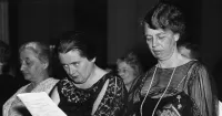Lorena Hickok and Eleanor Roosevelt at an Event